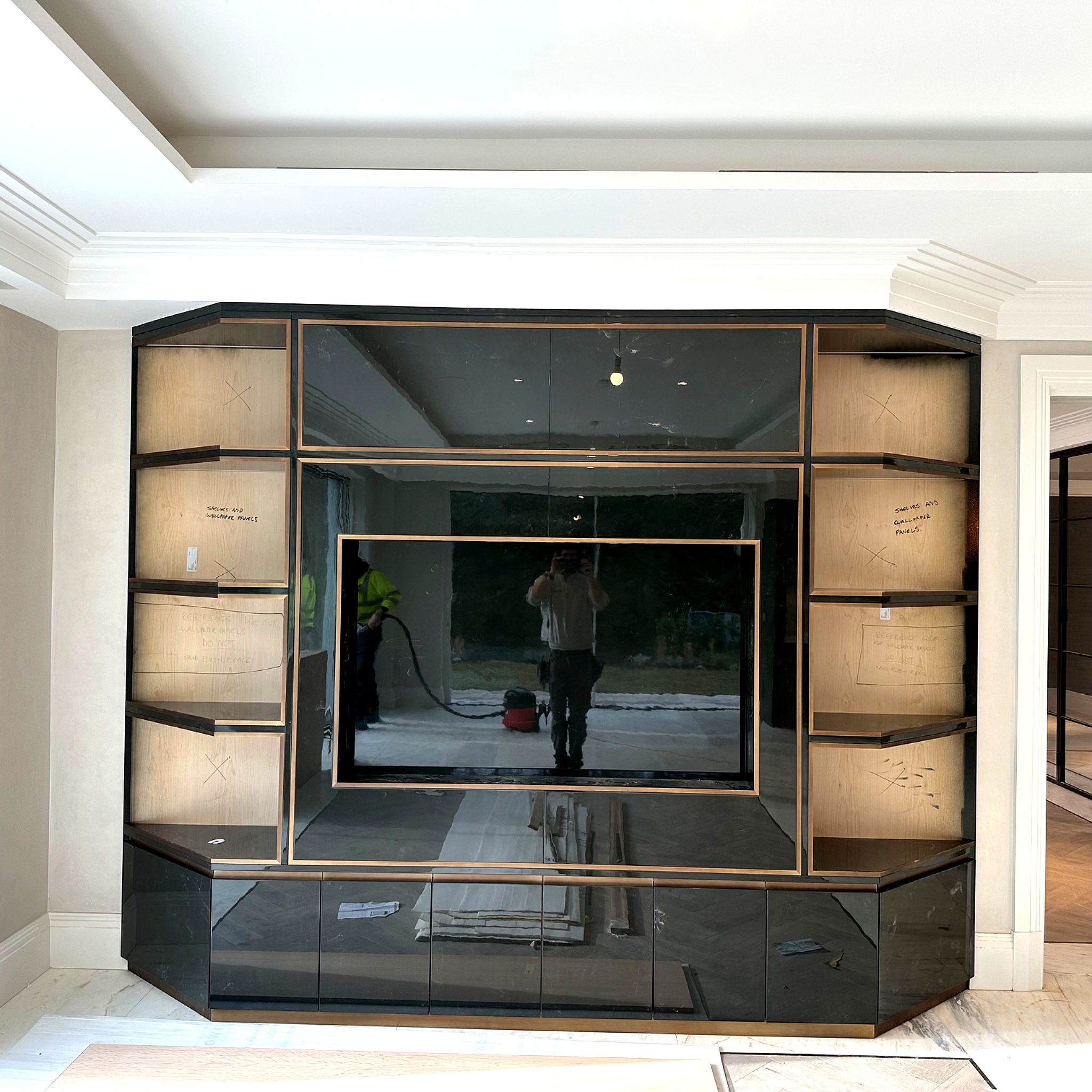 Luxury media wall hero image