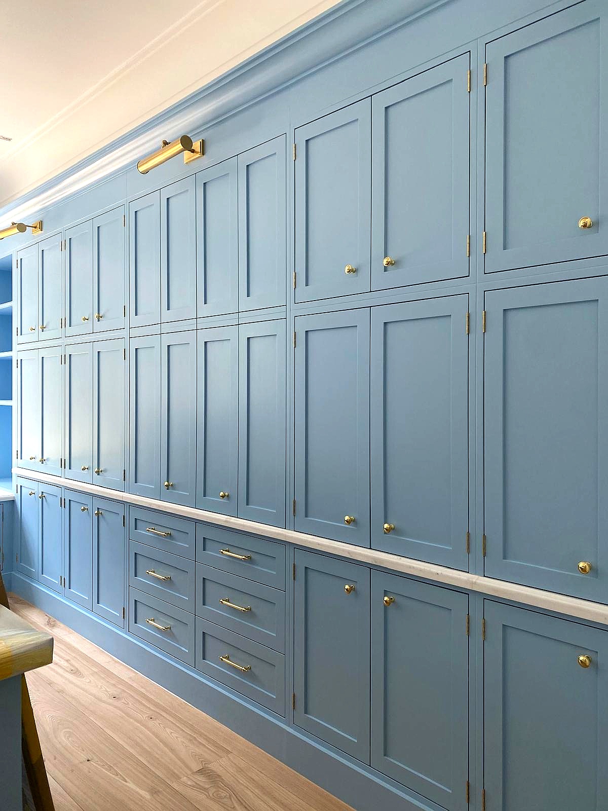Light office cabinetry