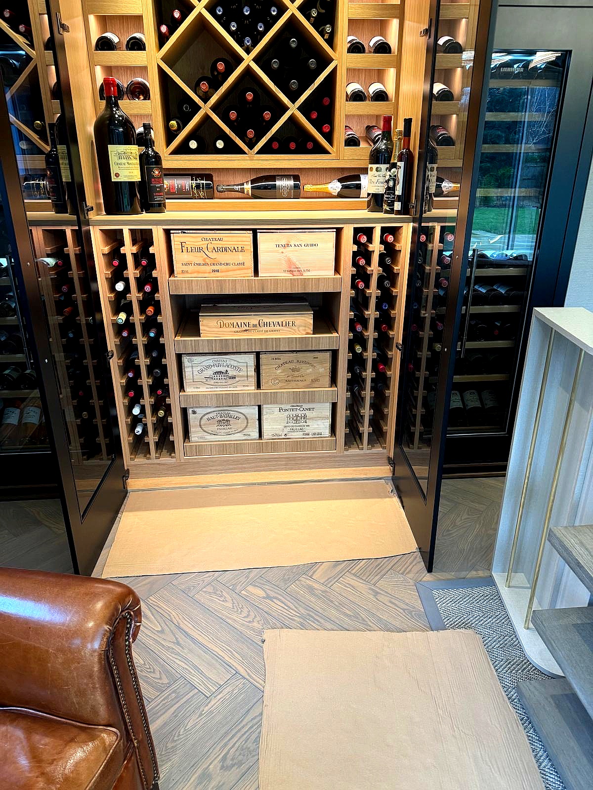 Wine room detail