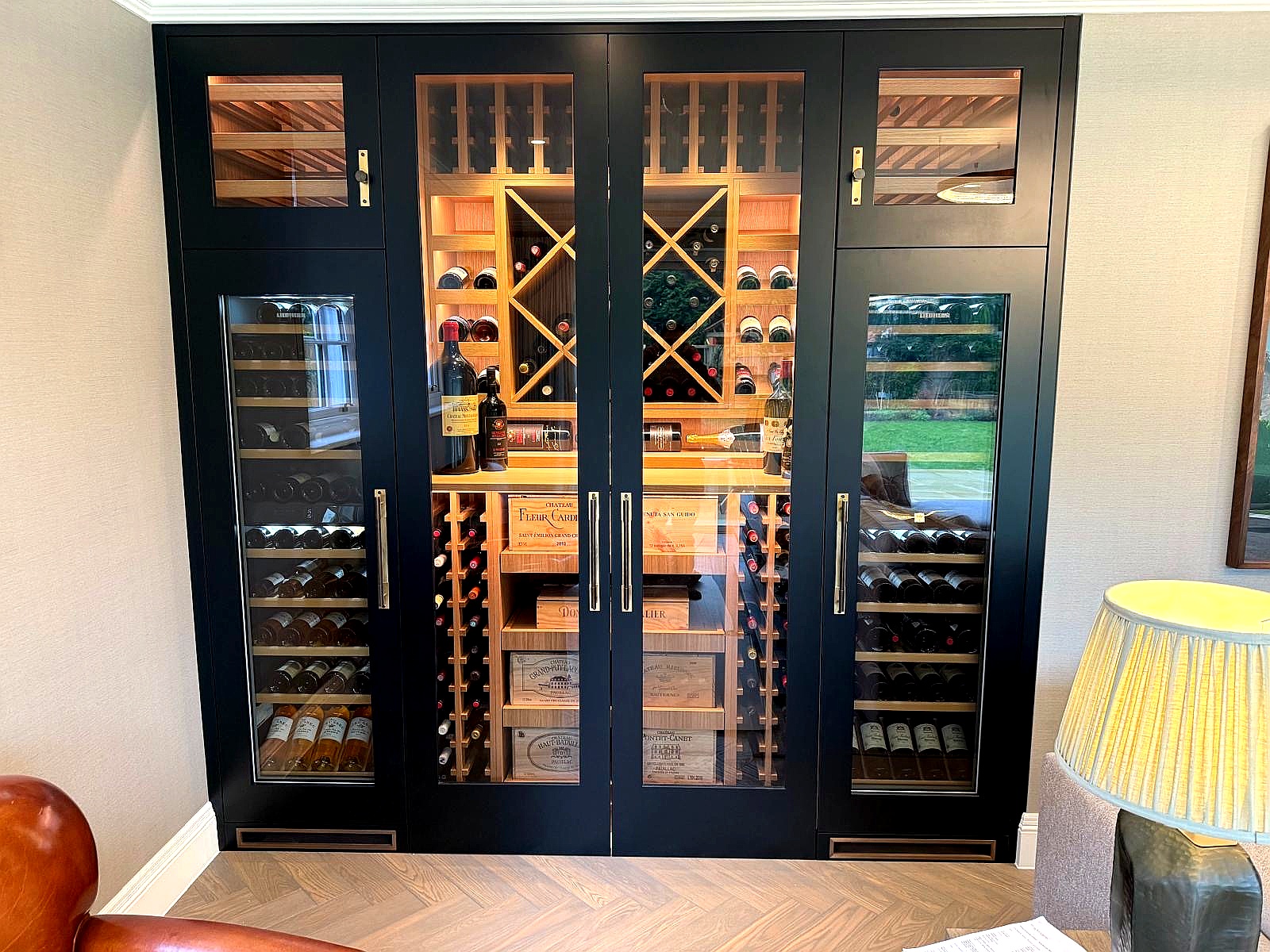 Luxury wine room hero image